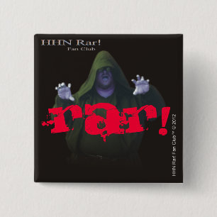 HHN Rar! 2"正方形ボタン3 缶バッジ