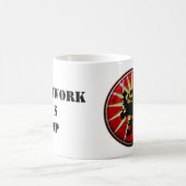 HHODのチームワークは操作です コーヒーマグカップ (中央)