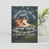 HHS CBP Trumps Dead Obituary Service Party Hell X 招待状 (スタンド正面)