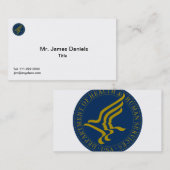 HHS(Health and Human Services) 名刺 (正面/裏面)