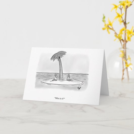 HiおもしろいおよびHelloグリーテ空白のィングカード カード (黄色い花)