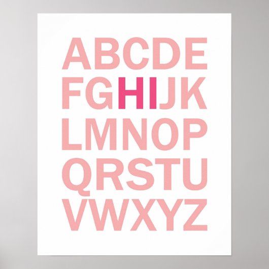 HIとカラーのABCポスはっきりしたター ポスター (正面)