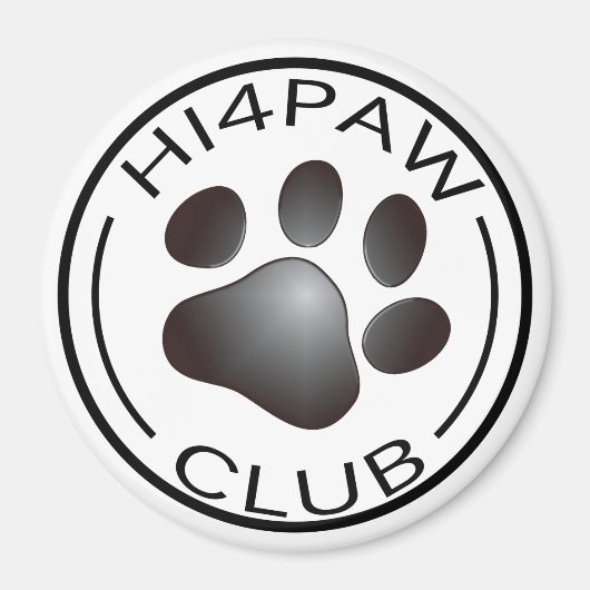HI4PAWクラブ マグネット (正面)