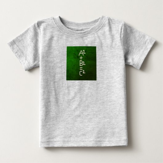 HI54EDUピタゴリアン ベビーTシャツ (正面)