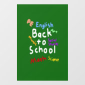 HI54EDU新学期 ウィンドウサイン (シート)