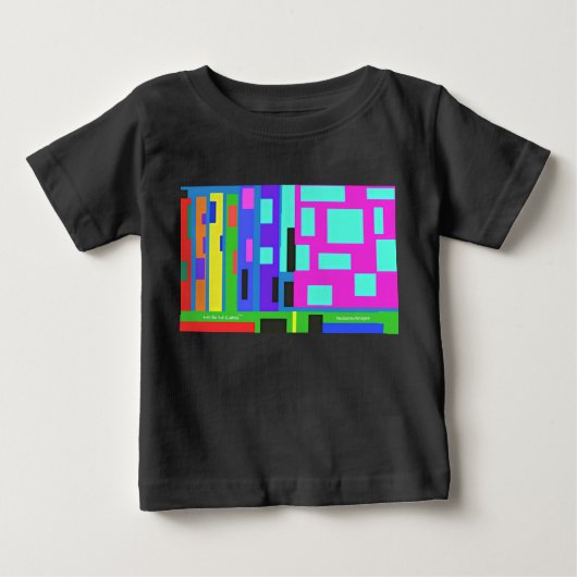 HI54GEO™地域建物 ベビーTシャツ (正面)
