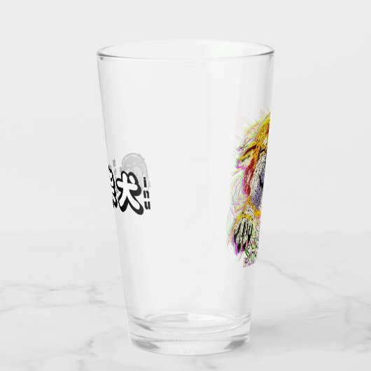 「HI」柴犬 タンブラーグラス (右)