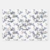 Hi 2023 Goodbye 2022 ラッピングペーパーシート (正面2)