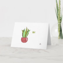 Hi - Cactusカード