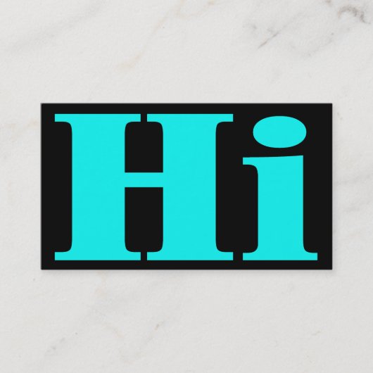 Hi!Cheery.すべての目的。はじめに通話カード。 コーリングカード (正面)