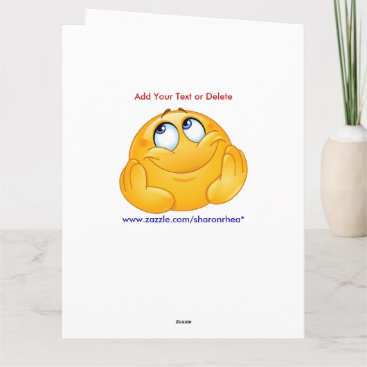 Hi Cookie BIG Greeting Card - SRF カード (裏面)