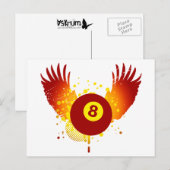 hi-fiビリヤード ポストカード (正面/裏面)