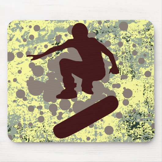 hi-fi skateboarding ：バブル： マウスパッド (正面)