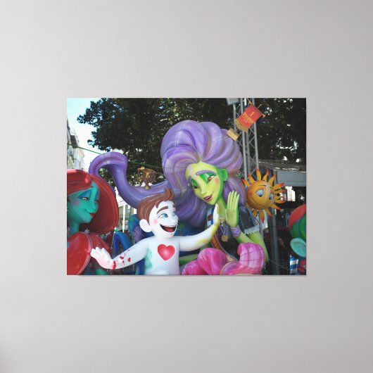 Hi Five Sculpture キャンバスプリント (正面)