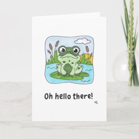 Hi - Frog Card サンキューカード (正面)