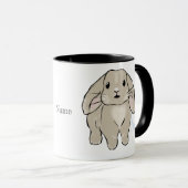 Hi Holland lop  マグカップ (正面右)