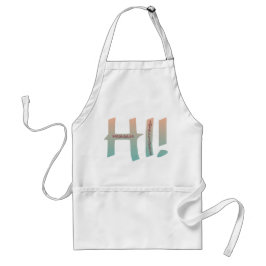 hi! Human intelligence スタンダードエプロン