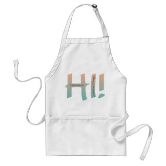 hi! Human intelligence スタンダードエプロン