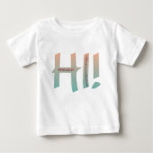 hi! Human intelligence ベビーTシャツ (正面)