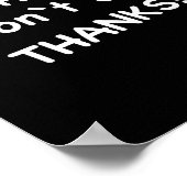 Hi, I Don't Care Thanks  ポスター (角)