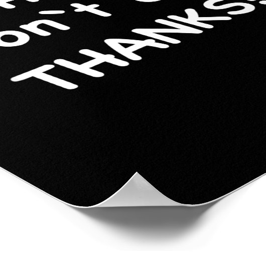 Hi, I Don't Care Thanks  ポスター (角)