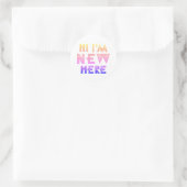 HI IM NEWこちらベビー ラウンドシール (バッグ)