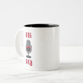 "Hi, IQ " カーミグ ツートーンマグカップ (正面左)
