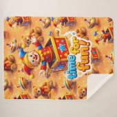 Hi Joy Jester premium シェルパブランケット (正面(横))