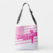 "Hi Kamala" – クロス体バッグ（タグラインなし） クロスボディバッグ (裏面)