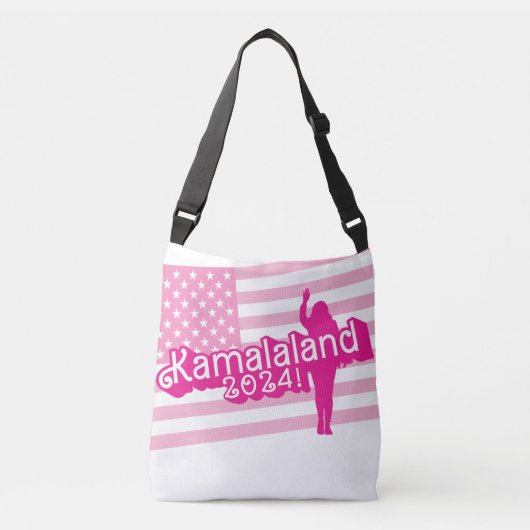 "Hi Kamala" – クロス体バッグ（タグラインなし） クロスボディバッグ (正面)