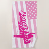 「Hi Kamala」 -ビーチタオル(タグラインA) ビーチタオル (正面)