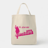 「Hi Kamala」 – 食料品トート（タグラインB） トートバッグ (裏面)