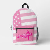 "Hi Kamala" - Backpack (タグラインなし) プリントバックパック (正面)