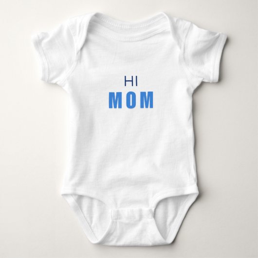 Hi Mom Baby Boy Bodysuit ベビーボディスーツ (正面)