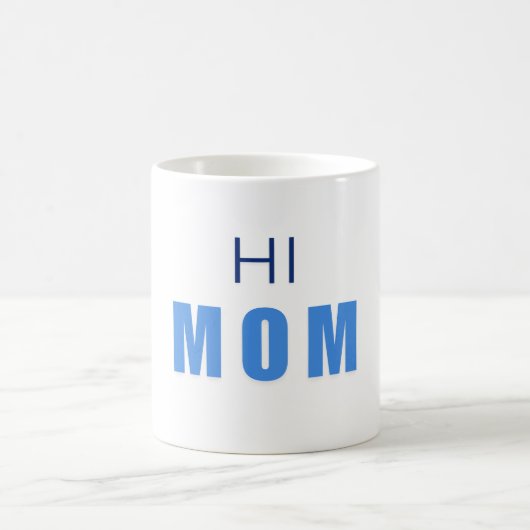 Hi Mom Baby Boy mug コーヒーマグカップ (中央)