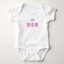Hi Mom Baby girl Bodysuit ベビーボディスーツ