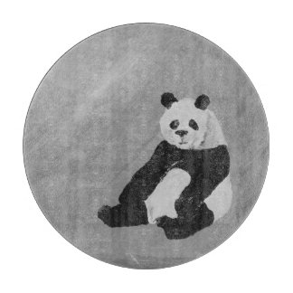 Hi, Panda! Round Cutting Board カッティングボード