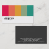 Hi-Phiカラーバー02 名刺 (正面/裏面)