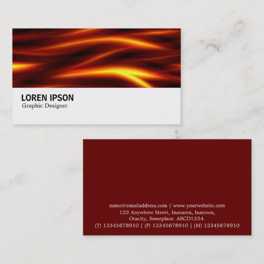 Hi-Phi - 002 - Tongues of Fire 名刺 (正面/裏面)