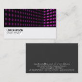 Hi-Phi - 0112 – トーンコーナー – マゼンタ 名刺 (正面/裏面)