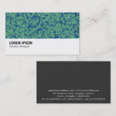 Hi-Phi - 0131 – グリーンブルー大理石 名刺 (正面/裏面)