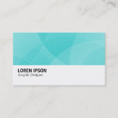 Hi-Phi - 0170 – 曲線 – シアン 名刺 (正面)