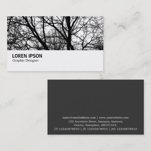 Hi-Phi - 0281 – シルエット分岐HC 名刺 (正面/裏面)