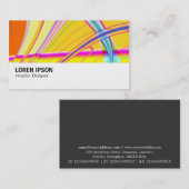 Hi-Phi - 0308 – フラクタル抽象芸術061012e 名刺 (正面/裏面)