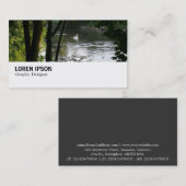 Hi-Phi - 032 - Swan on the River Taff 名刺 (正面/裏面)