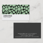 Hi-Phi - 0380 -葉幽霊 – 黒の緑 名刺 (正面/裏面)