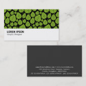 Hi-Phi - 0382 -葉 - Martian Green on Black 名刺 (正面/裏面)
