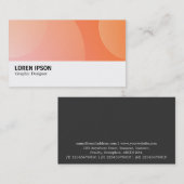 Hi-Phi - 069 – オレンジバブル 名刺 (正面/裏面)