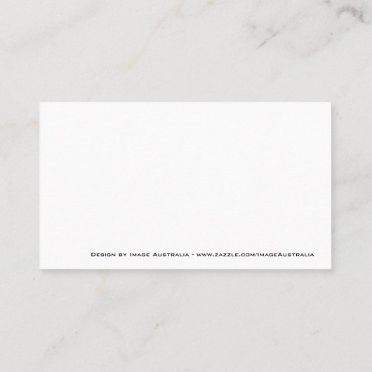 Hi-Resパープルモノグラムプロフェッショナル名刺 名刺 (裏面)