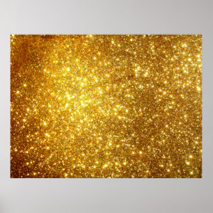 Hi-res golden グランジ background, raster illustrati ポスター